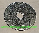 Zinc Plated Flat XL Washers - 30mm Diameter
